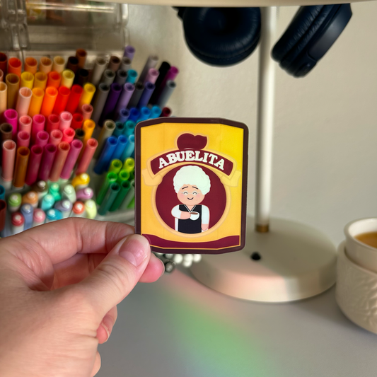 Abuelita Chocolate Vinyl Sticker