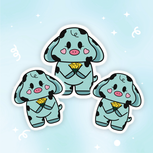 Lola Moo Vinyl Sticker