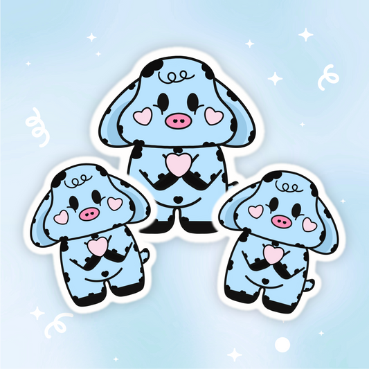 Bibi Moo Vinyl Sticker
