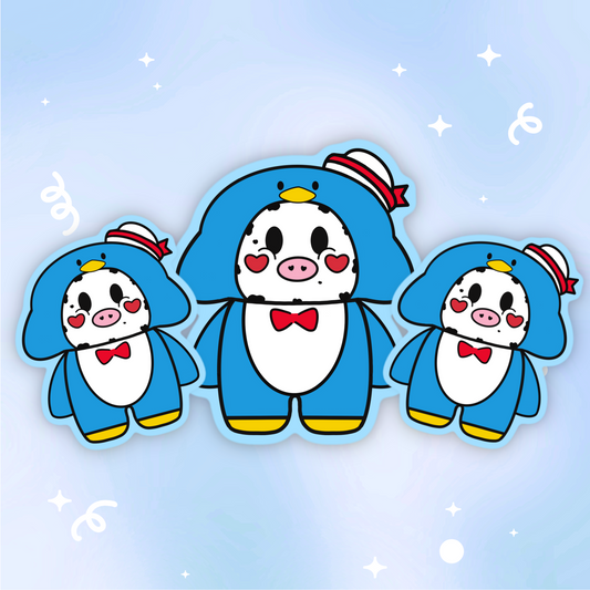 Tuxedo Sam Moo Vinyl Sticker