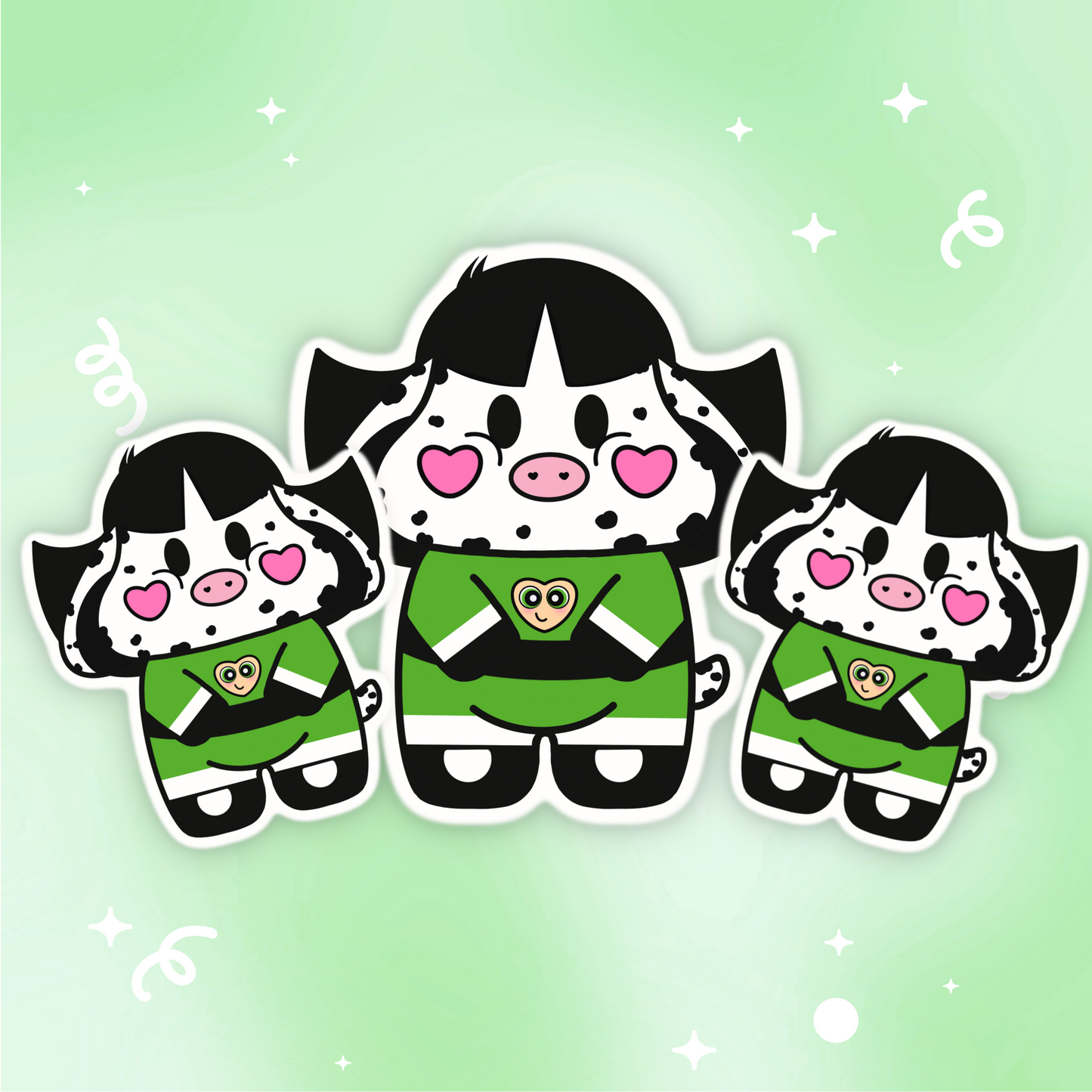 Buttercup Moo Vinyl Sticker