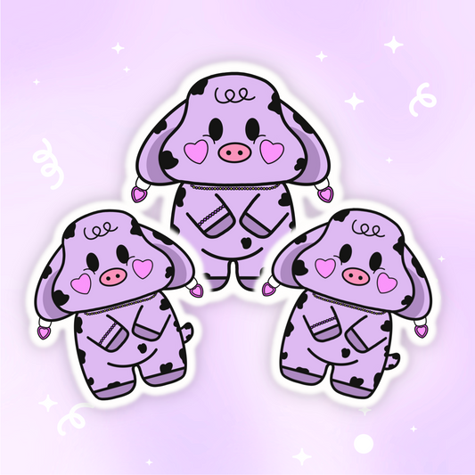 Mona Moo Vinyl Sticker