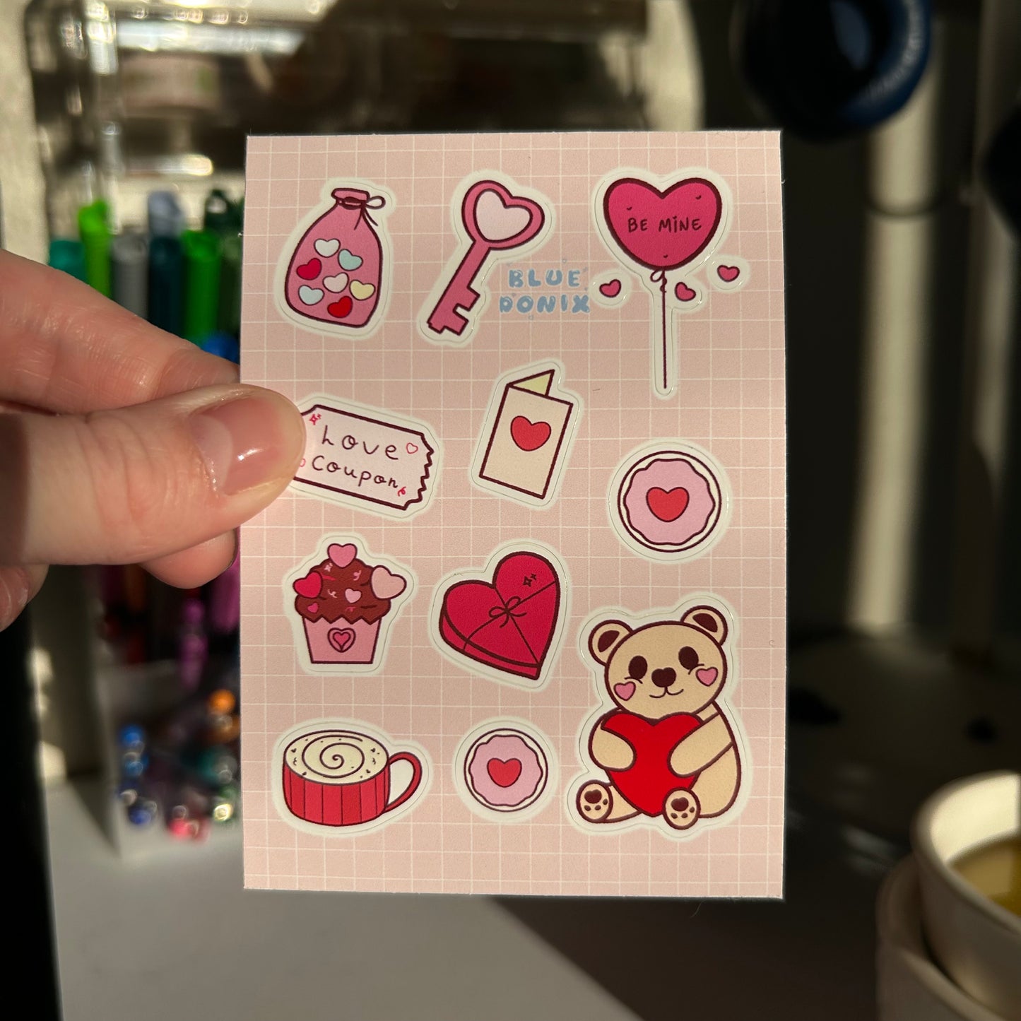 Ohhh Valentines Mini Sticker Sheet
