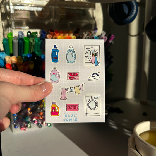 Lavandaria Mini Sticker Sheet