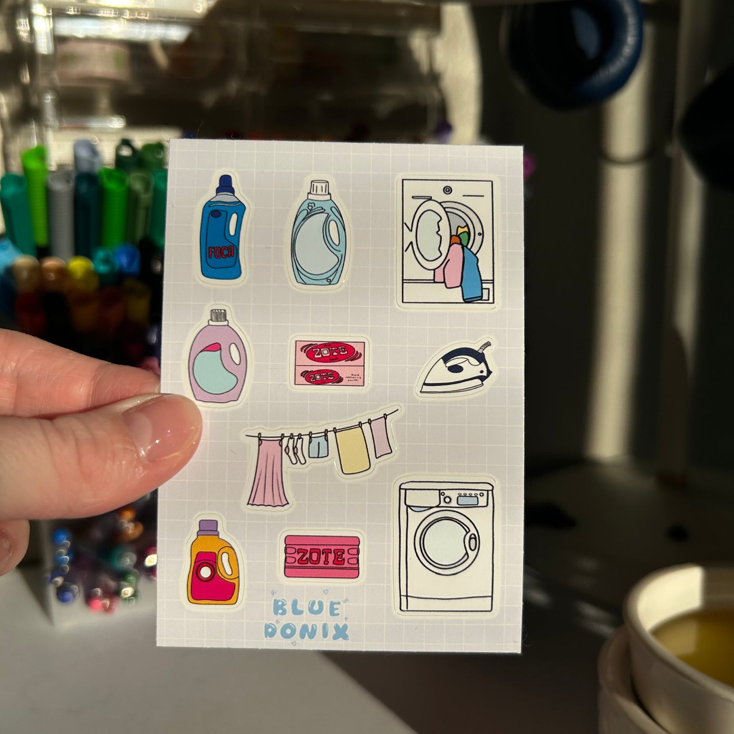 Lavandaria Mini Sticker Sheet