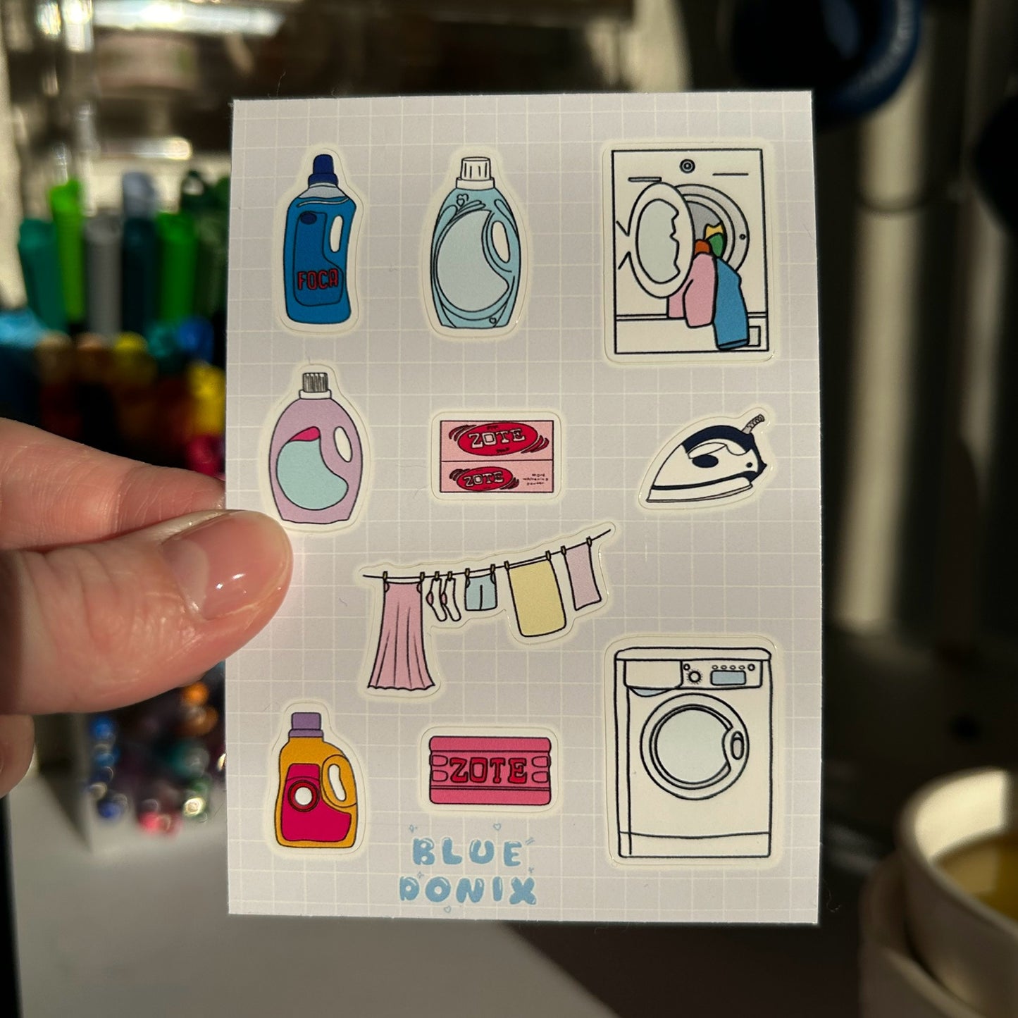 Lavandaria Mini Sticker Sheet