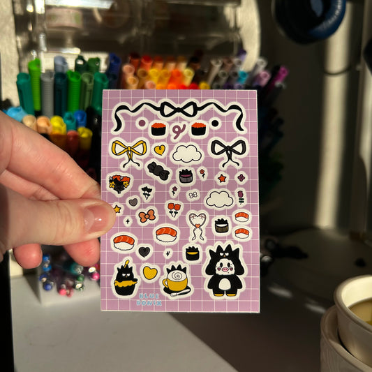Badtz Mooru Sticker Sheet