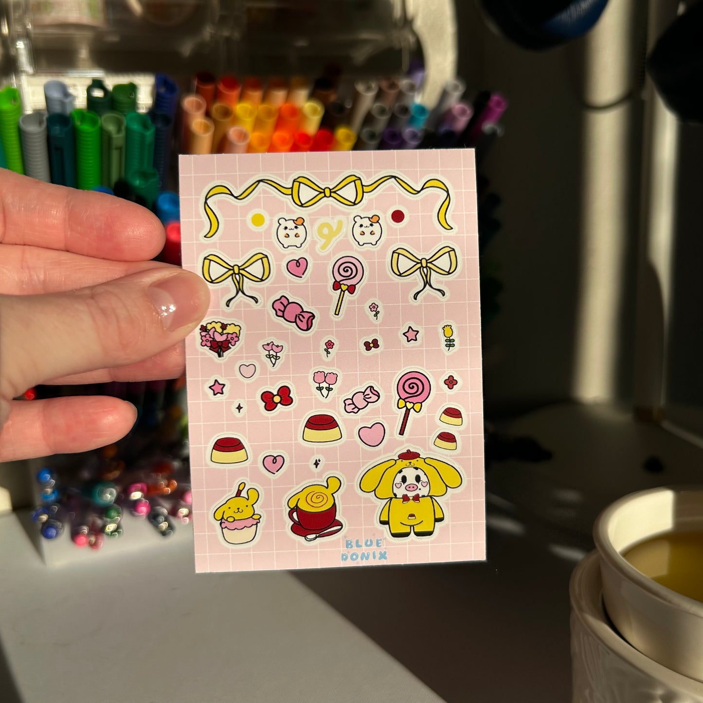 Pompompurin Moo Sticker Sheet