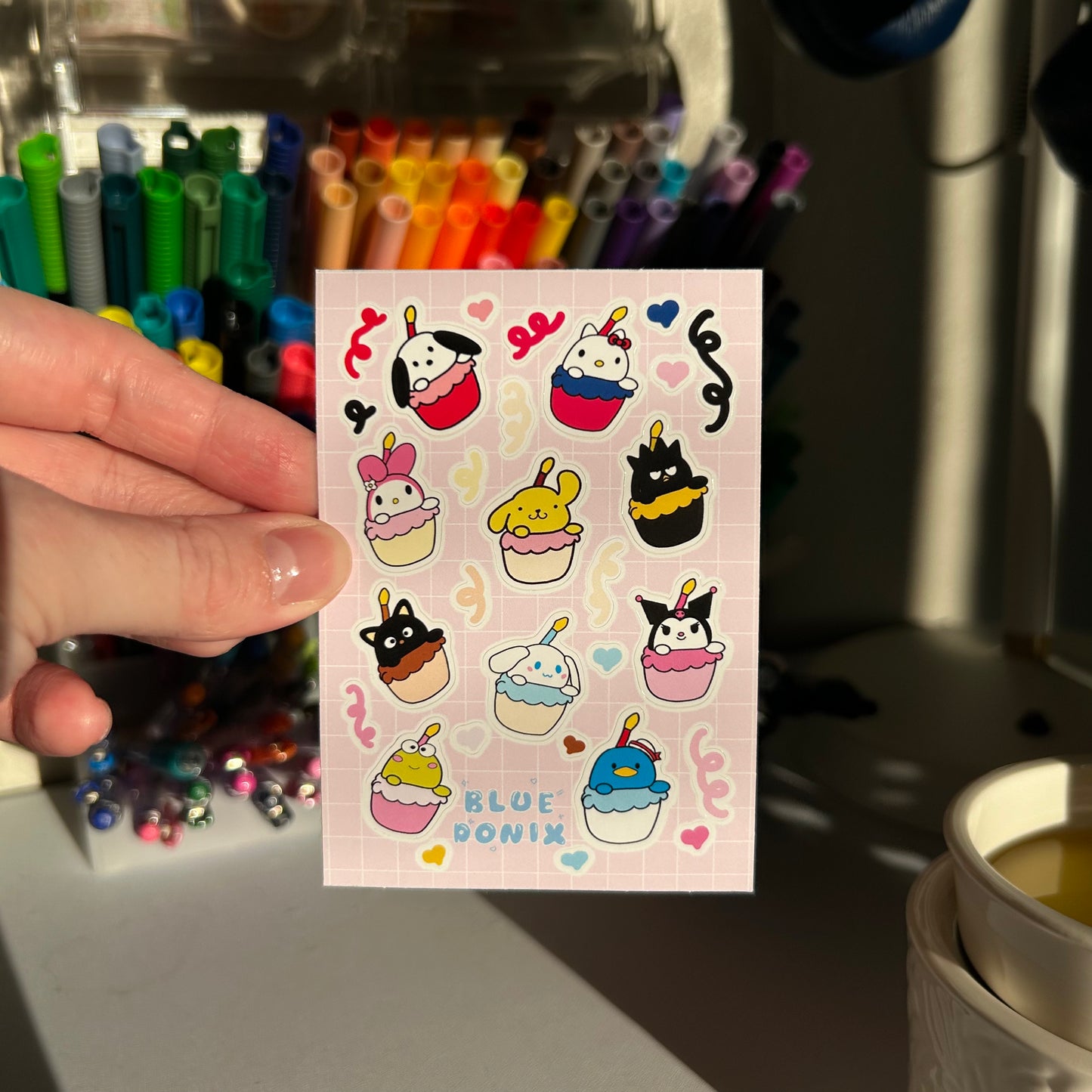 Sanrio Cupcakeys Sticker Sheet