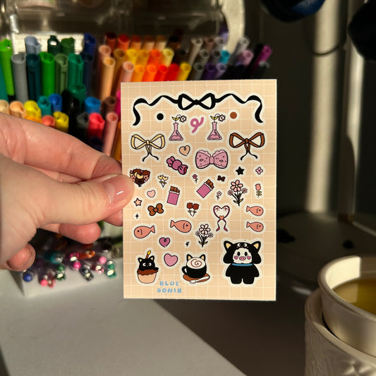 Chococat Moo Sticker Sheet