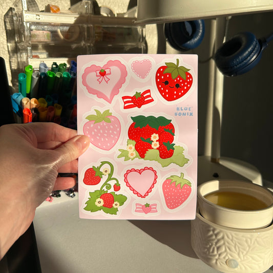 Strawberry Shortcake Sticker Sheet
