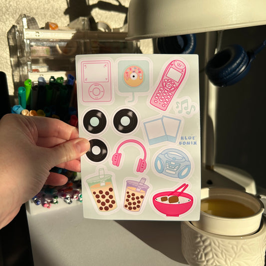 Soundtrack to my Life Vinyl Sticker Sheet