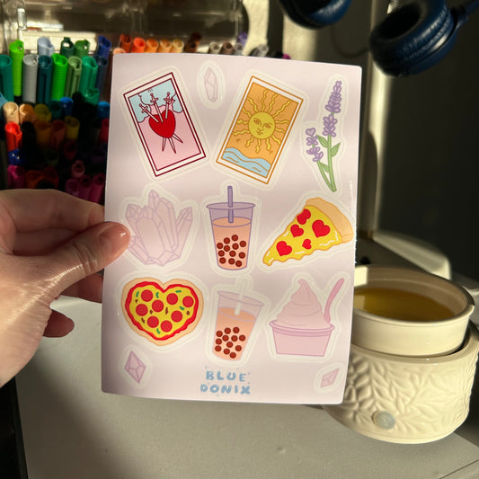 Taro's Lullaby Vinyl Sticker Sheet