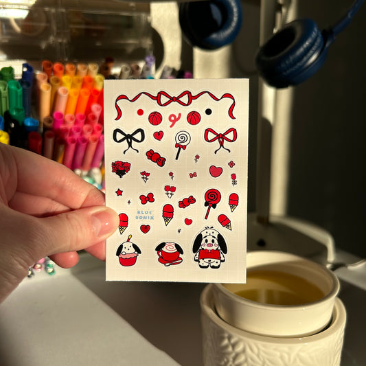 Pochacco Moo Sticker Sheet