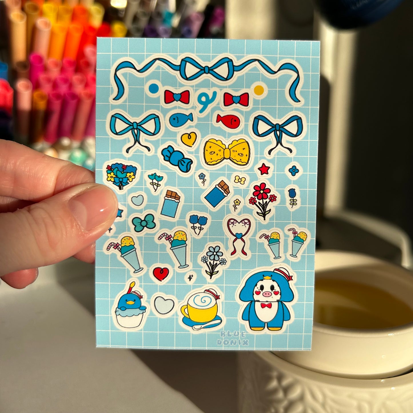 Tuxedo Sam Moo Sticker Sheet
