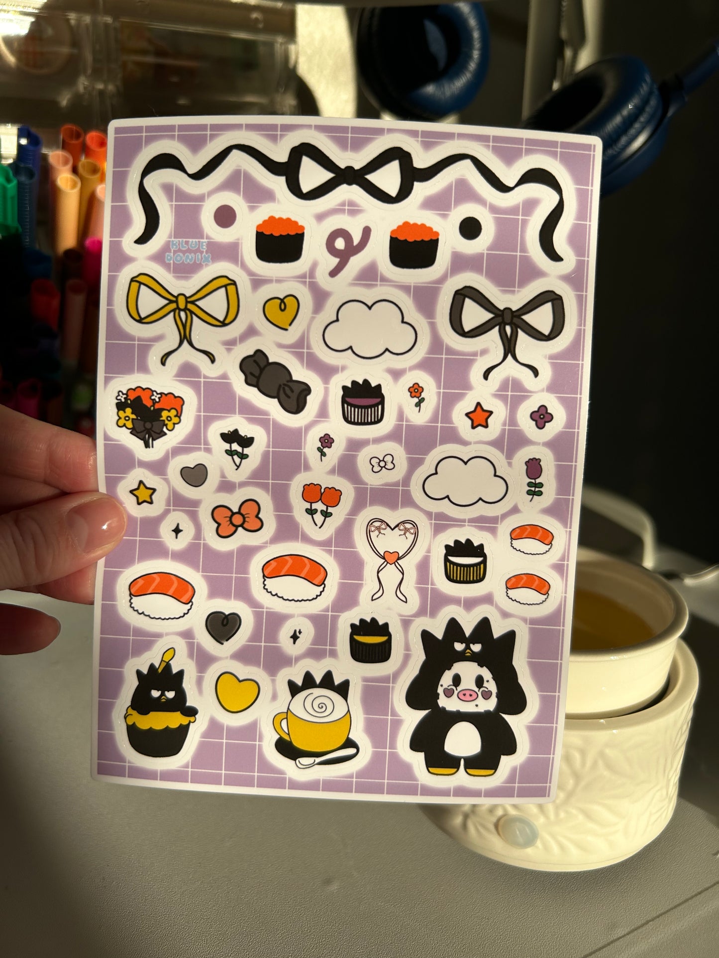 Badtz Mooru Sticker Sheet