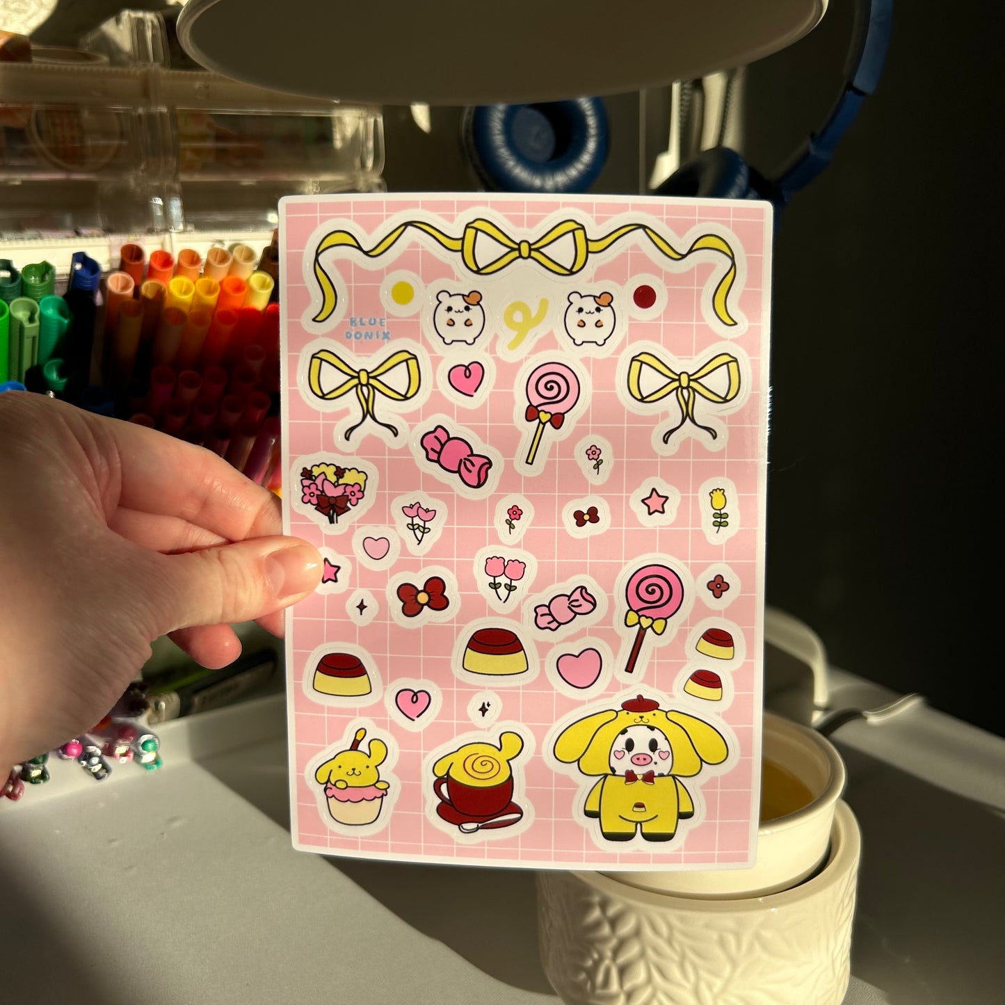 Pompompurin Moo Sticker Sheet