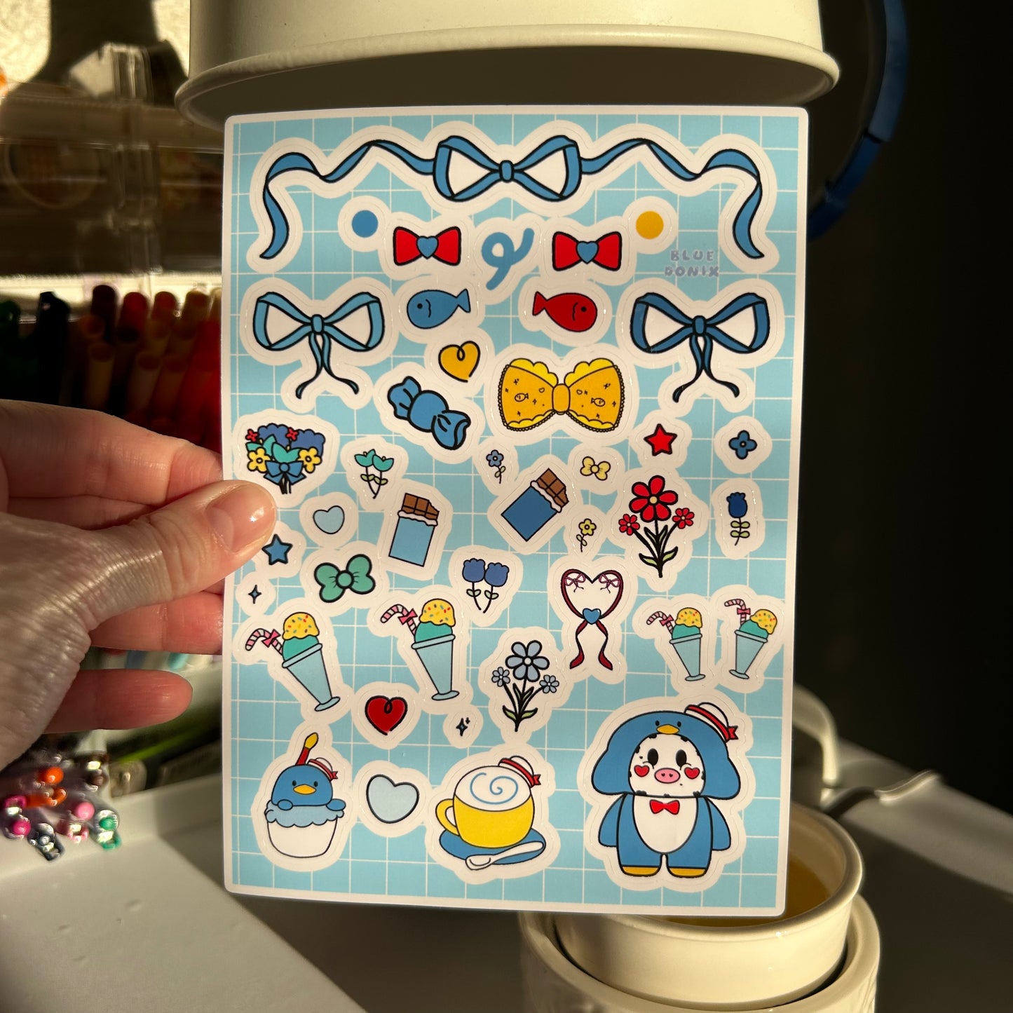 Tuxedo Sam Moo Sticker Sheet