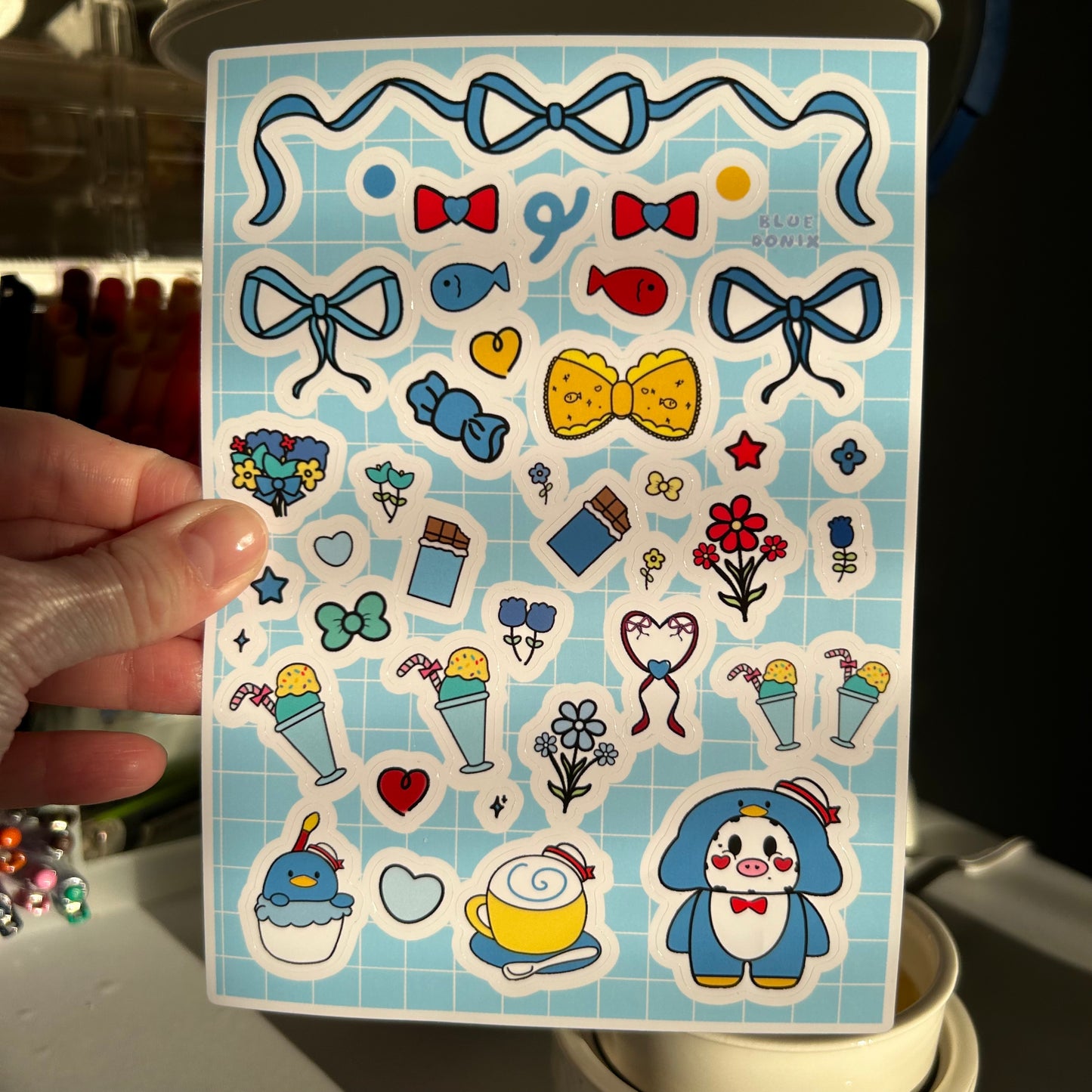 Tuxedo Sam Moo Sticker Sheet