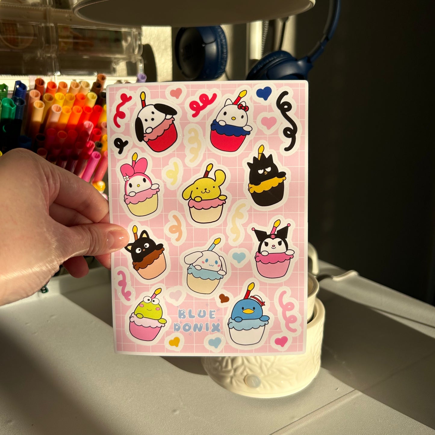 Sanrio Cupcakeys Sticker Sheet