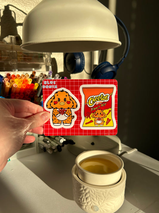 Hot Cheetos MOO Vinyl Stickers