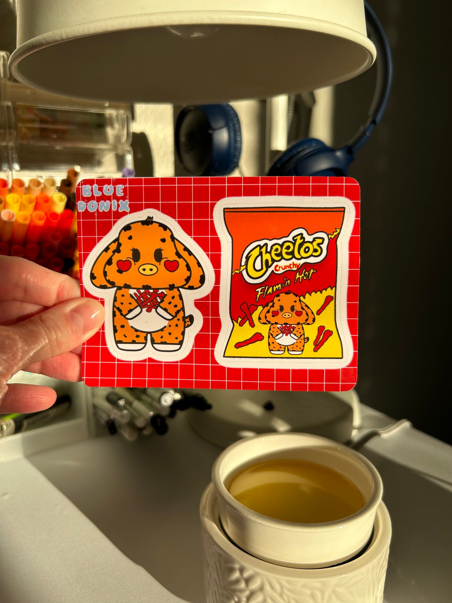 Hot Cheetos MOO Vinyl Stickers