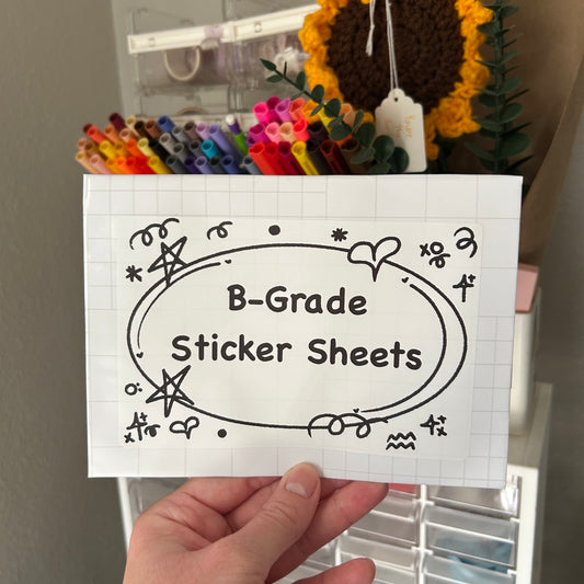 B-Grade Sticker Sheets