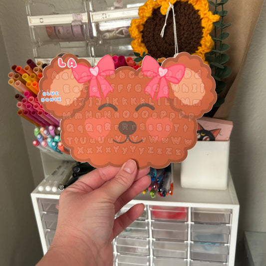 LA's Lettering Sticker Sheet