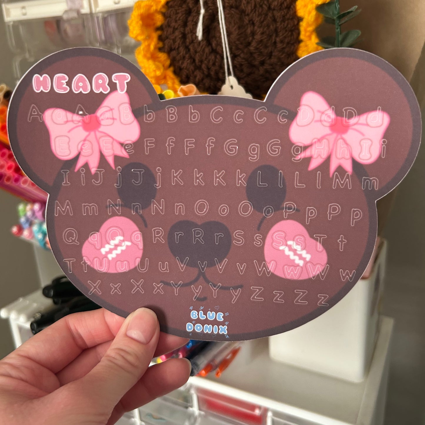 Heart's Lettering Sticker Sheet