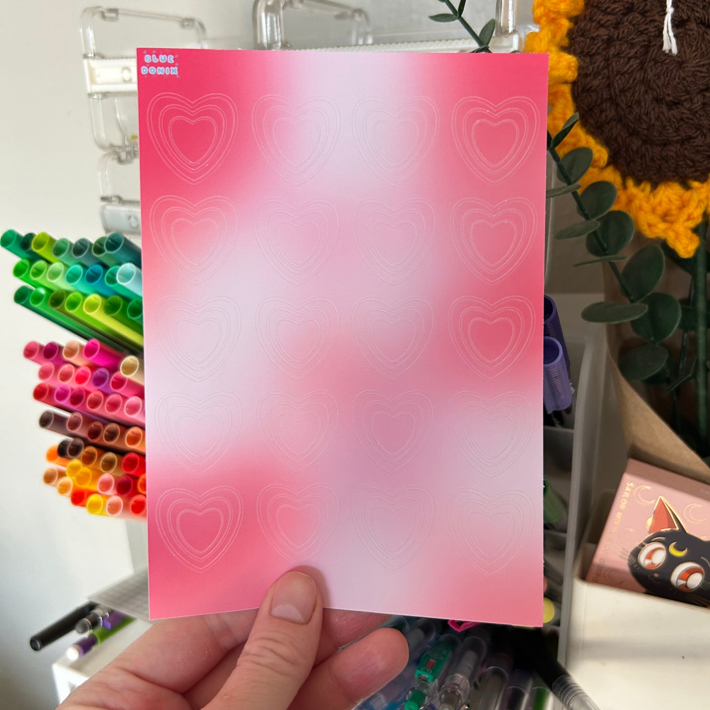 Hearts of Deco Sticker Sheet