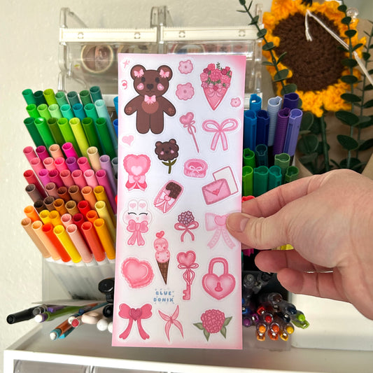 Heart Sticker Sheet