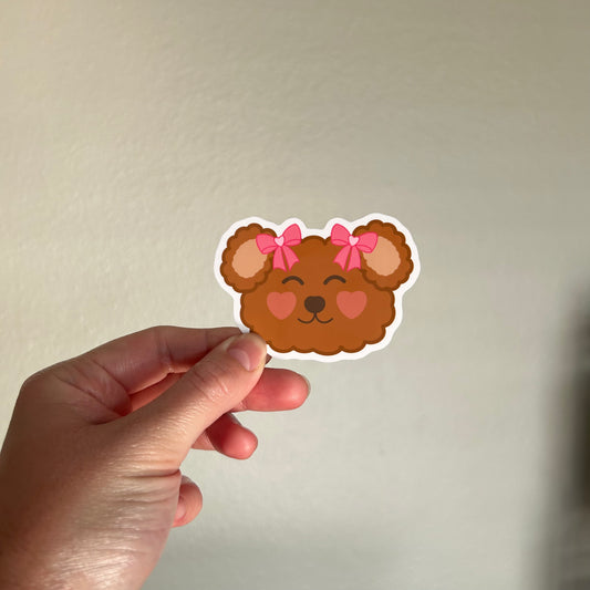 LA's Cute Head Vinyl Sticker