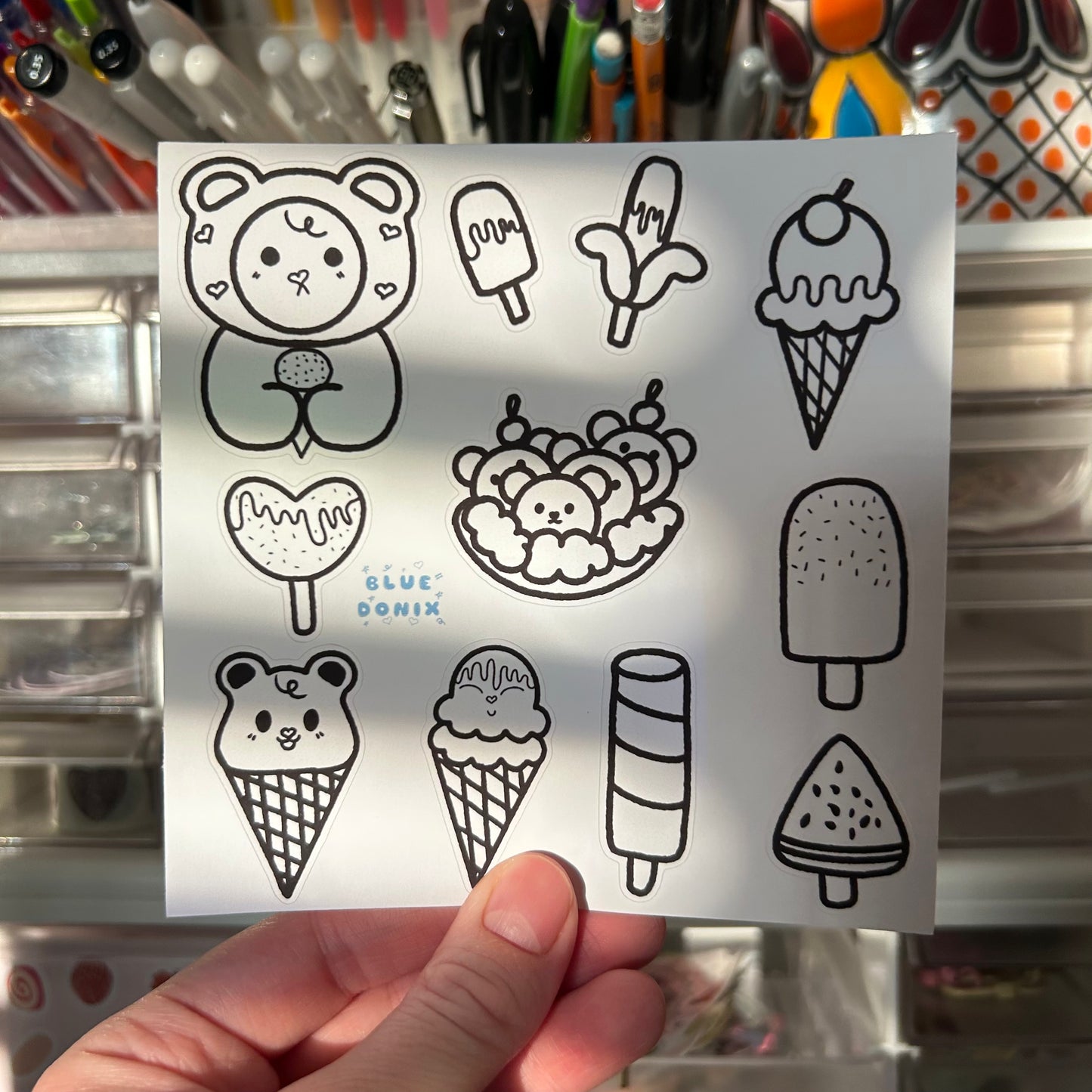 Ice Ice Baby Delight Sticker Sheet