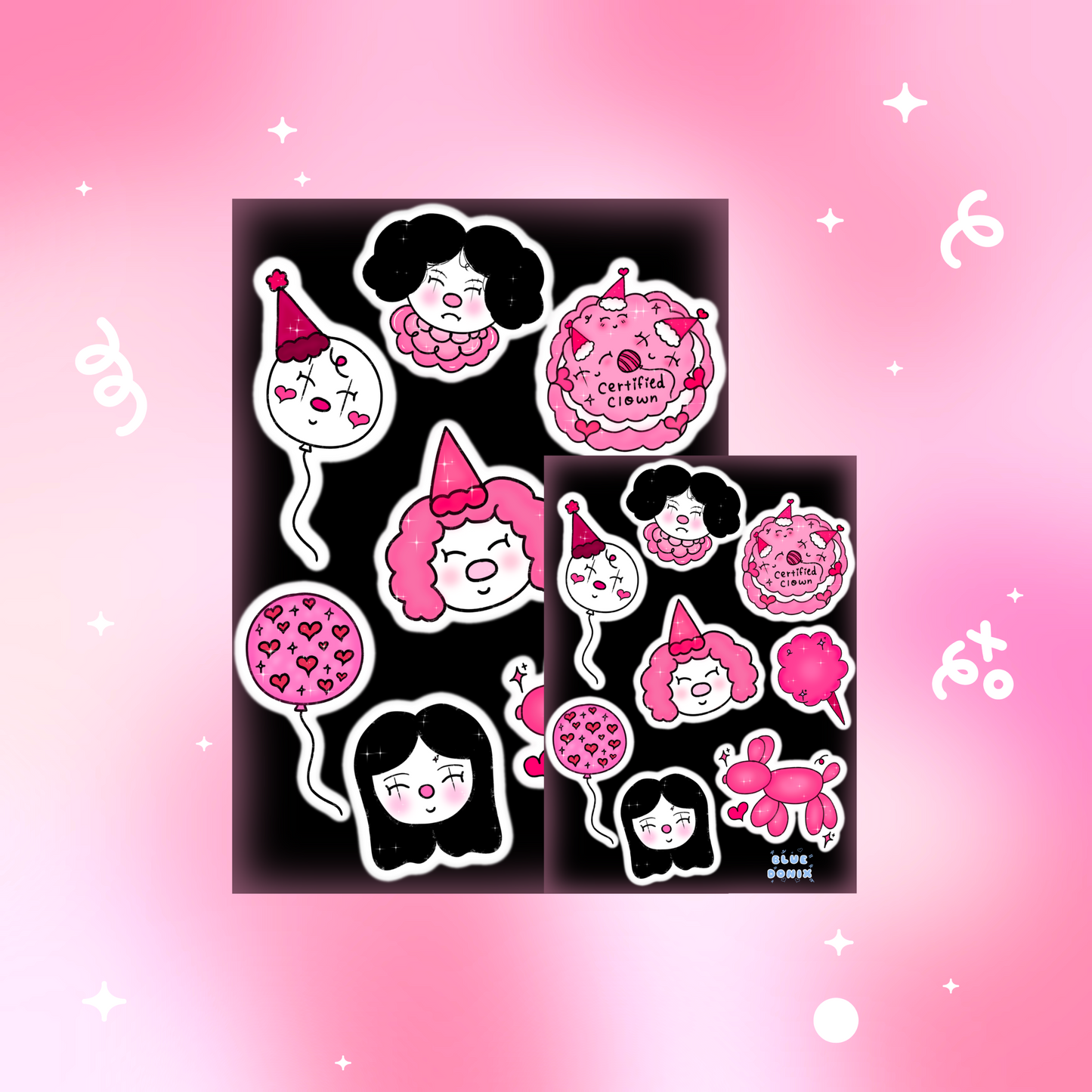 Certified Clownery Sticker Sheet