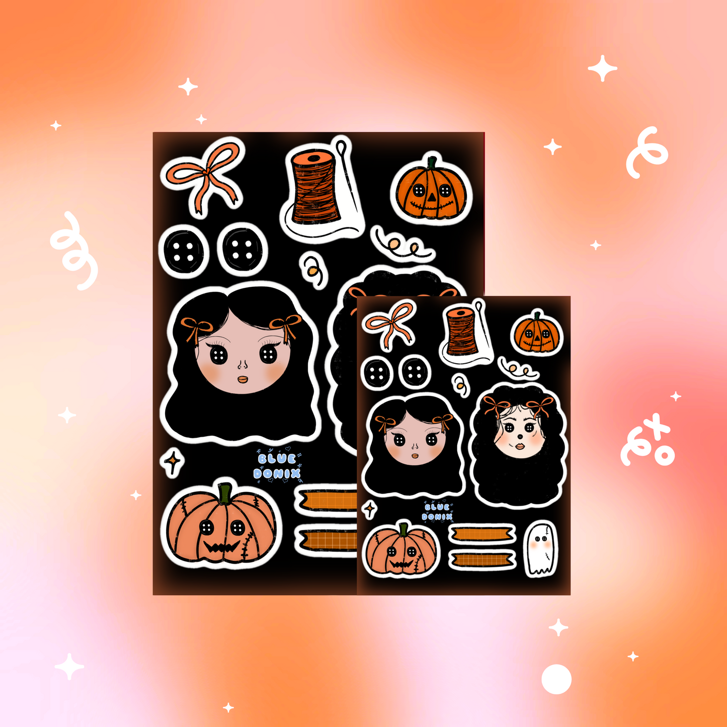 Buttons for Eyes Sticker Sheet