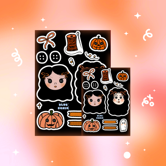 Buttons for Eyes Sticker Sheet