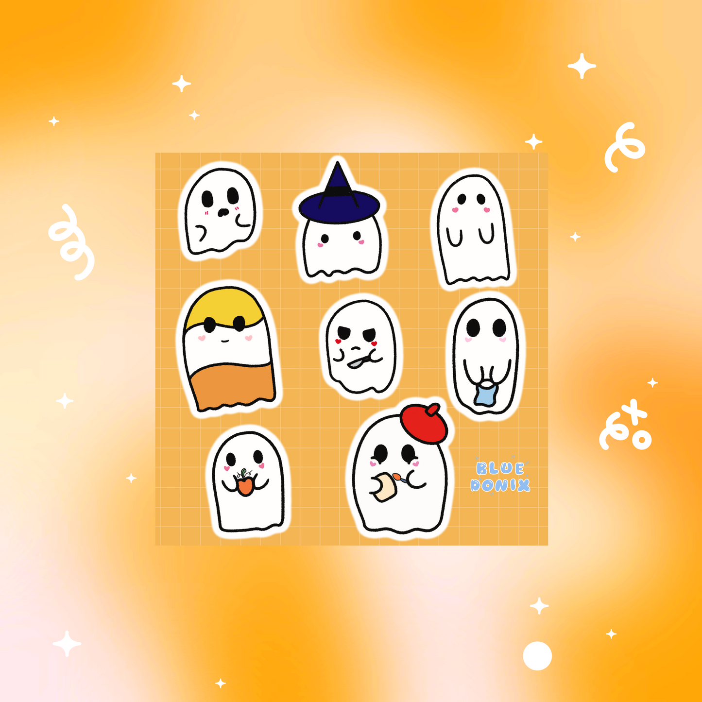 Ghostie's Sticker Sheet