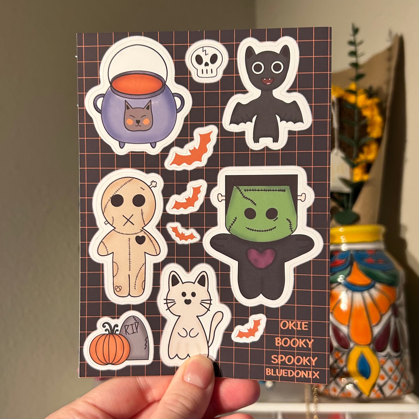 Okie Bookie Spooky Sticker Sheet