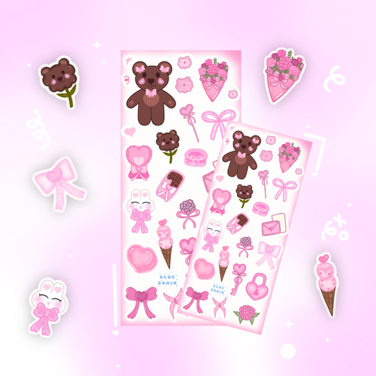 Heart Sticker Sheet