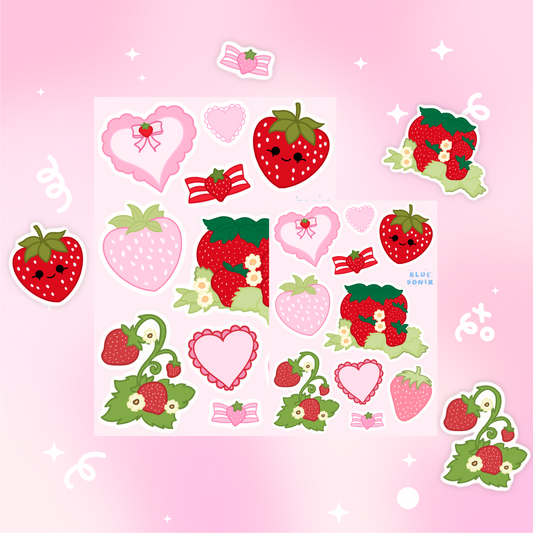 Strawberry Shortcake Sticker Sheet