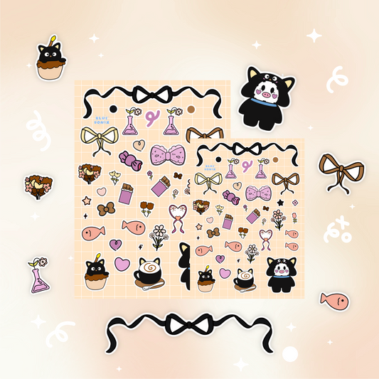 Chococat Moo Sticker Sheet