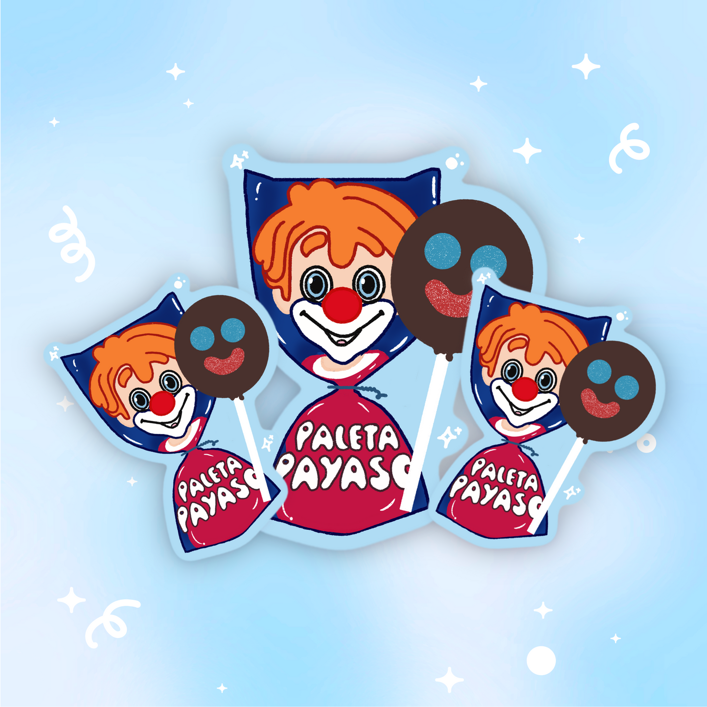 Paleta Payaso Vinyl Sticker