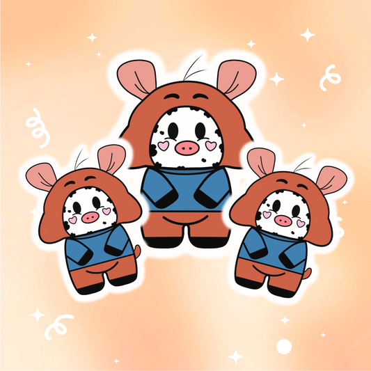 Roo Moo Vinyl Sticker