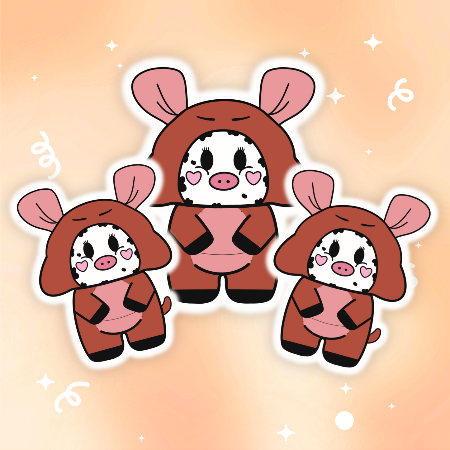 Kanga Moo Vinyl Sticker