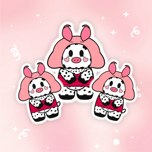 Piglet Moo Vinyl Sticker