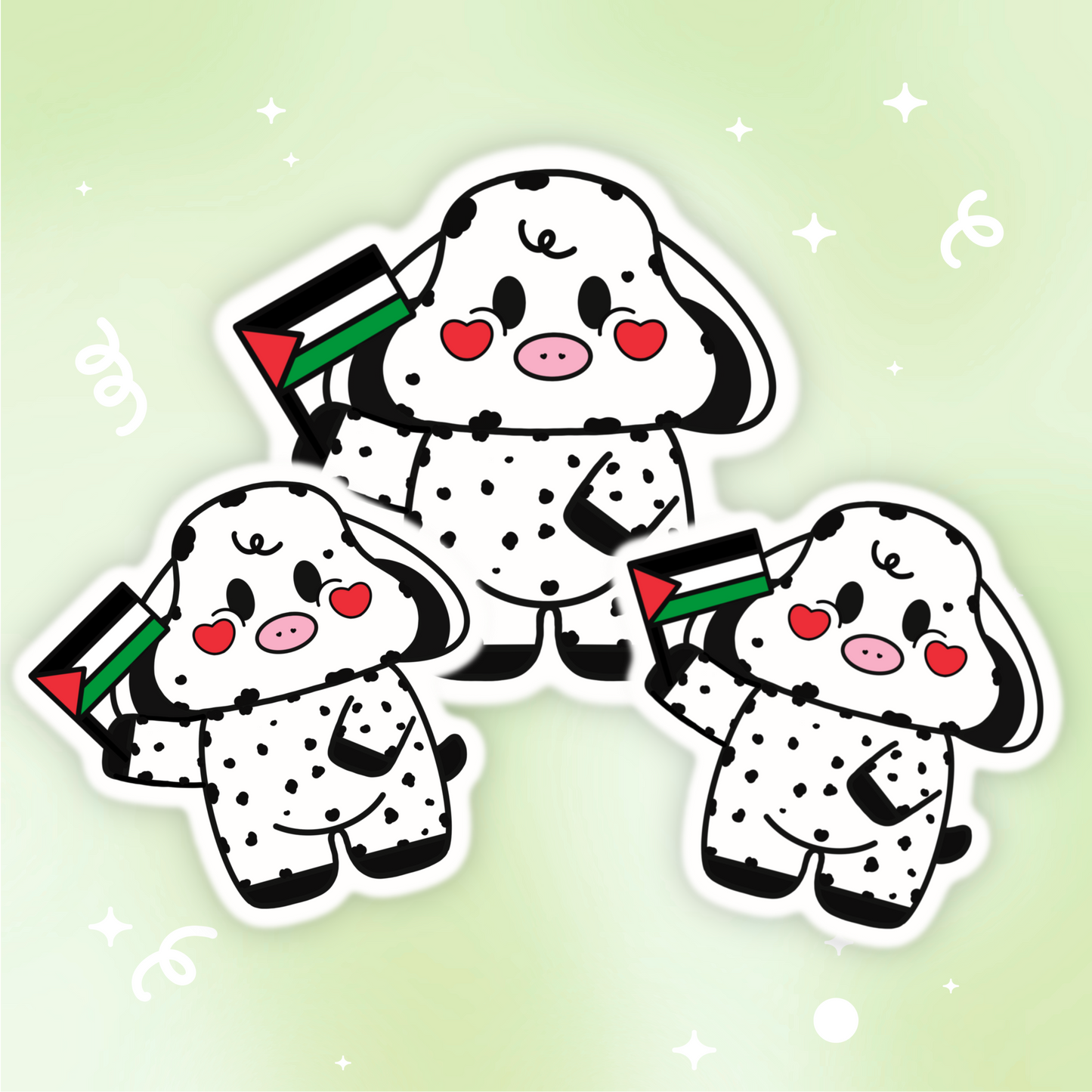 Support Palestine Vinyl Sticker