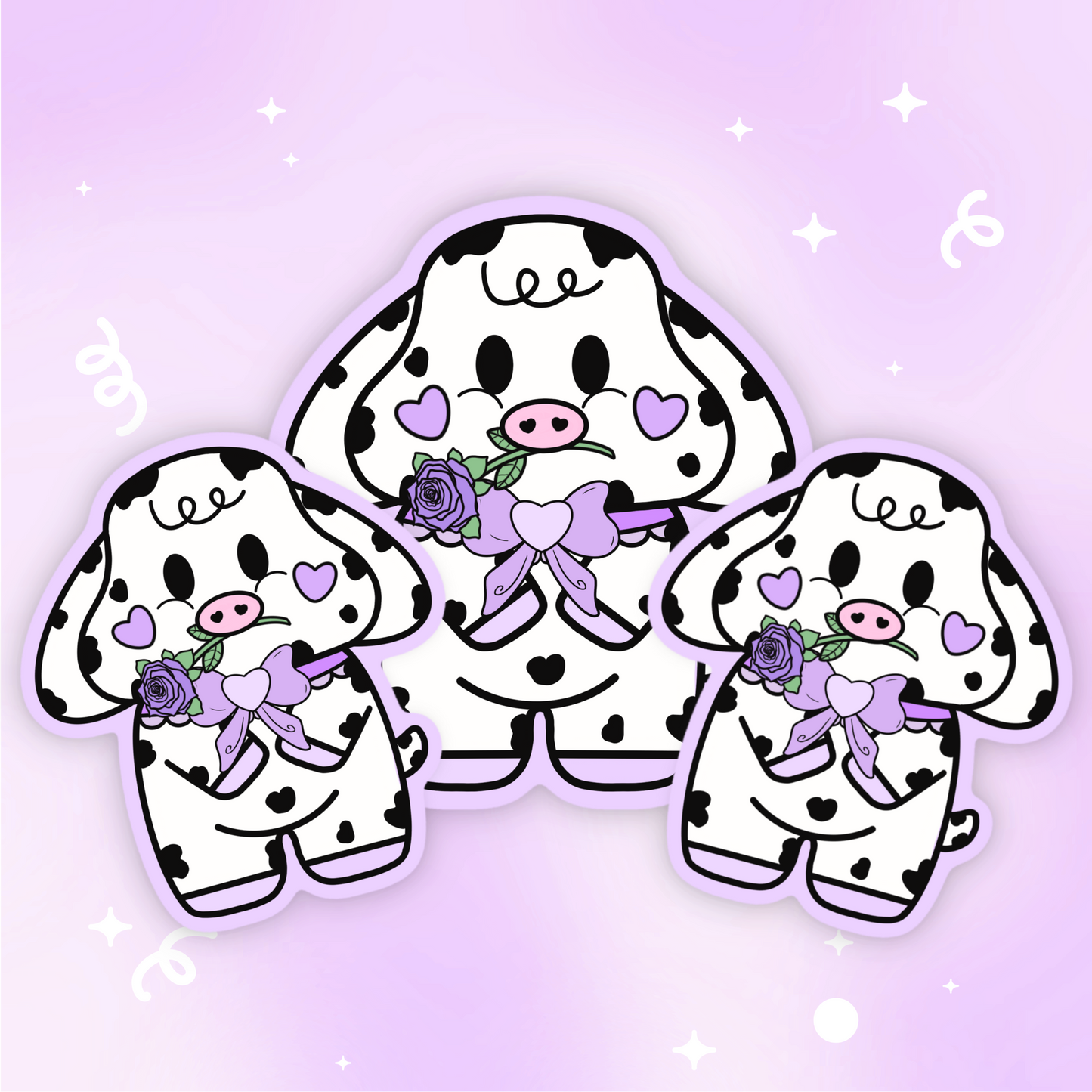 Coquette Moos Vinyl Sticker