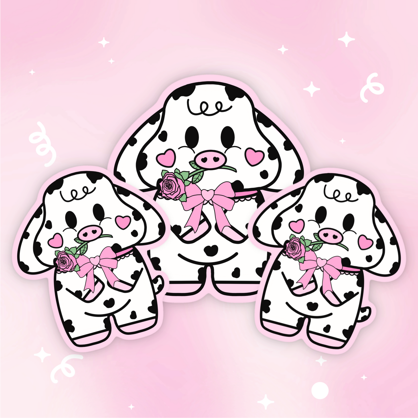 Coquette Moos Vinyl Sticker
