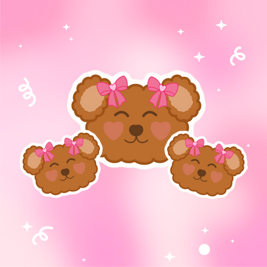 LA's Cute Head Vinyl Sticker