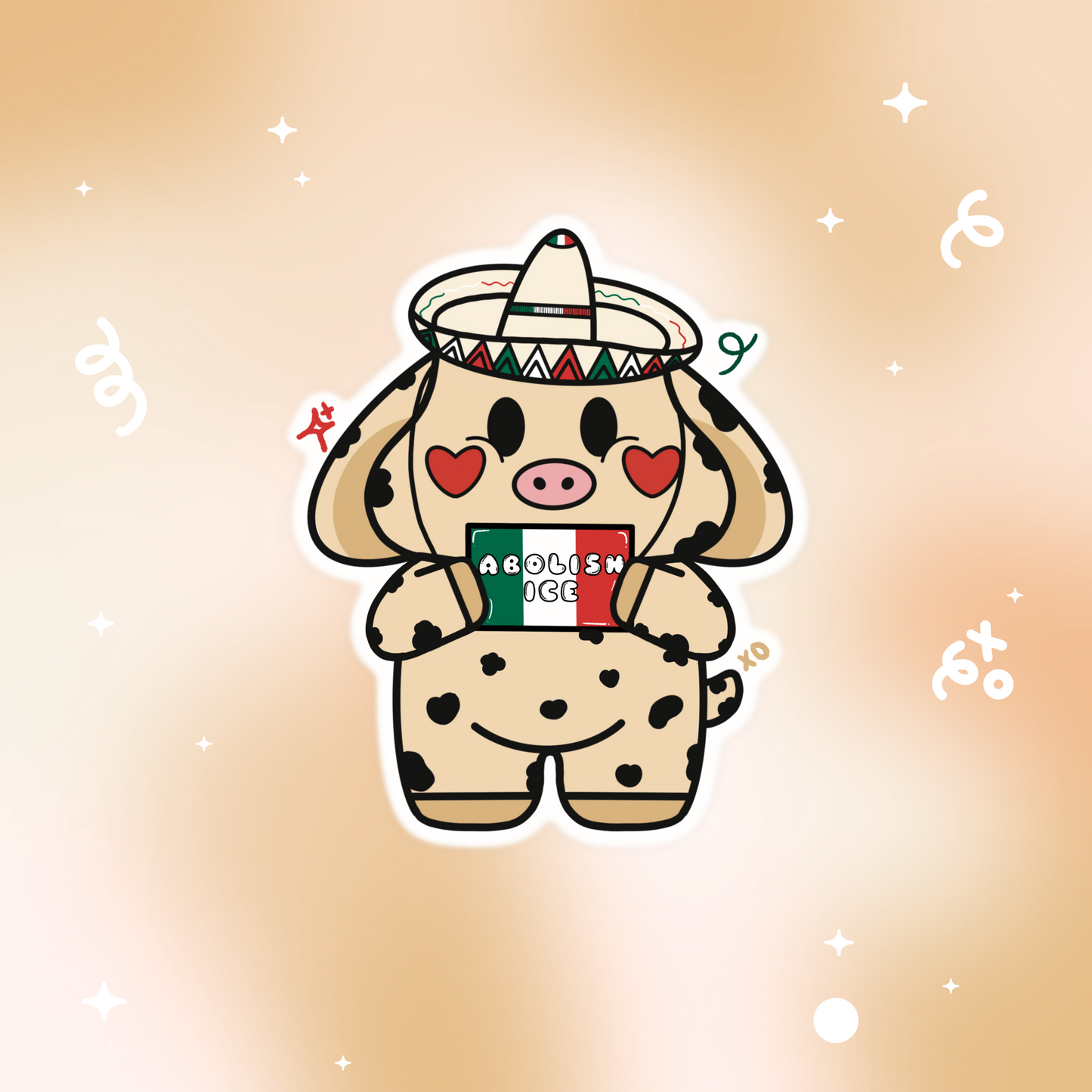 Abolish Ice Vinyl Sticker